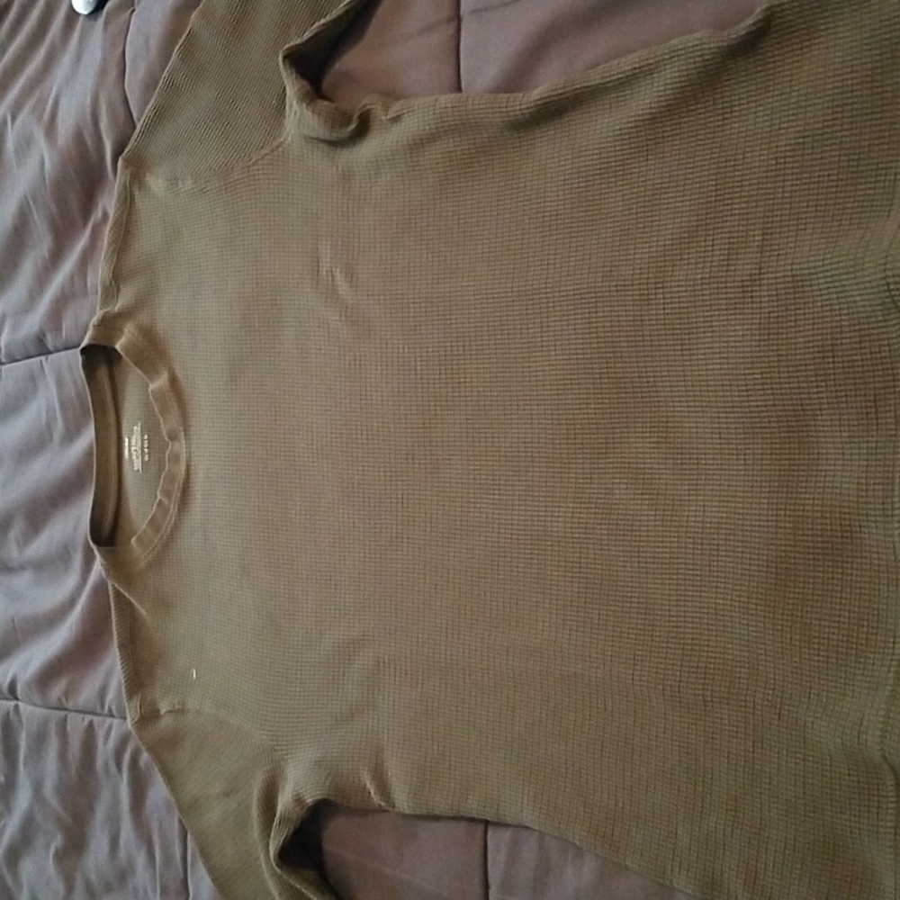 Mens H&M thermal, forest green